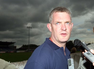 Nicky English managed Tipperary to All-Ireland success in 2001.