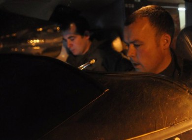 Irish Air Corps pilots prepare for takeoff from Baldonnel on Tuesday