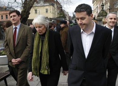 Communications Minister Eamon Ryan, Senator Mary White, TD Paul Gogarty and TD Ciaran Cuffe