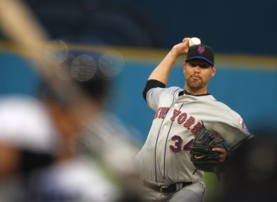 New York Mets starting pitcher Mike Pelfrey has starred in their impressive start to the season.
