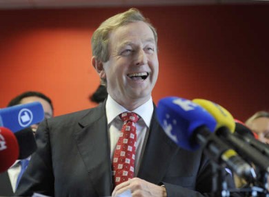 Enda Kenny has plenty to smile about, according to the latest political opinion polls.