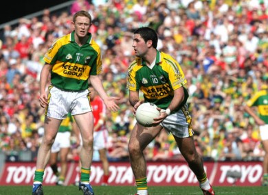 Sheehan, right, and Colm Cooper.