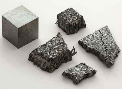 Lutetium, one of the four metals identified in a gigantic new haul of rare earth metals.