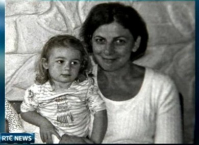 Una Butler with her daughter Ella