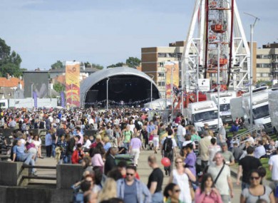 Crowds attend the Dún Laoghaire Festival of World Cultures. A festival intended to act as a replacement has been cancelled at the eleventh hour.