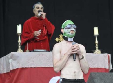 The Rubberbandits perform at Oxegen, summer 2011