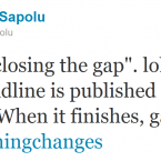 Sapolu shares his controversial thoughts not for the first time this week.
