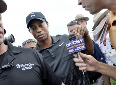 Woods at a recent challenge tournament in New York