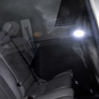 Who could this mystery guest be? The unidentified man hid in the back seat of a Land Rover Jeep as he was driven through the back entrance of Croke Park. Photo /Photocall Ireland