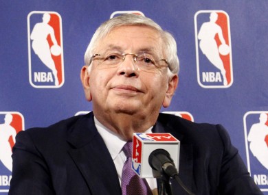 David Stern: NBA commissioner and pleasant-looking oldster.