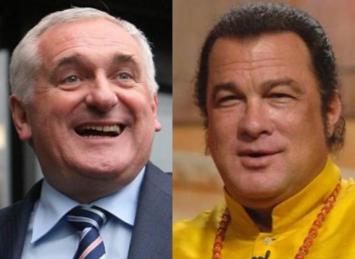 Bertie Ahern and Steven Seagal competed for our attention