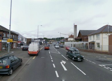 Part of the Anderstown Road area in West Belfast