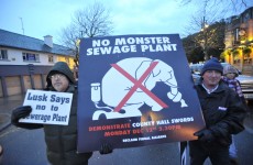 Fingal residents protest against ‘monster’ sewage plant
