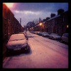 Stoneybatter in Dublin early this morning from @seanear1ey on Twitter. 