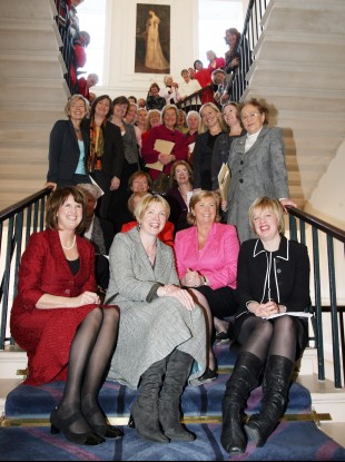 Female politicians in 2008 celebrating 90 years of women in the Oireachtas