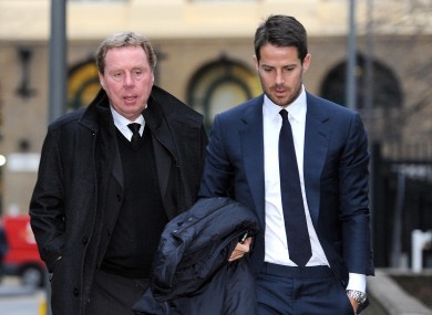 Harry Redknapp with son, Jamie.