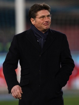 Napoli coach Walter Mazzarri.