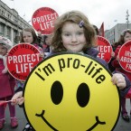 Pictured four-year-old Aoife Ni Bhrianin.  

Photo: Sam Boal/Photocall Ireland