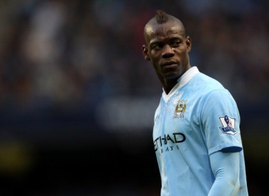Mario Balotelli: fined again.