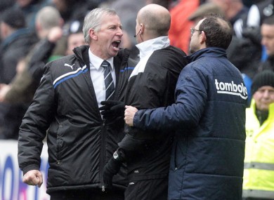 Alan Pardew and Martin O'Neill front up.