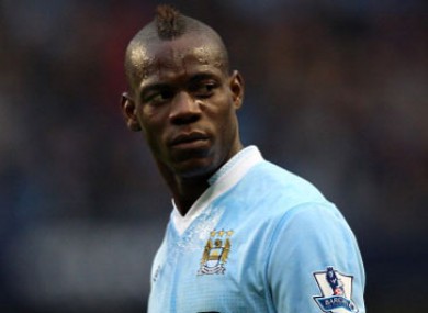 Balotelli has been criticised for his behaviour on and off the field this season.