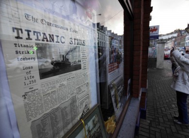 A shop window in Cobh