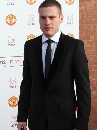 Vidic attends United's end of season awards do.