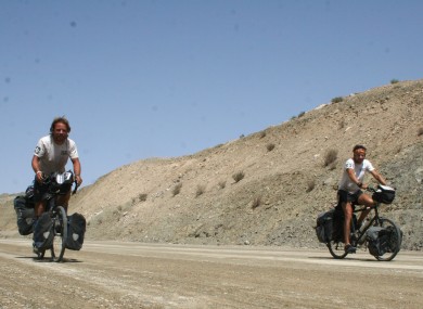 David Burns (left) and Maghnus Collins have raised €16,000 for Self Help Africa to date.