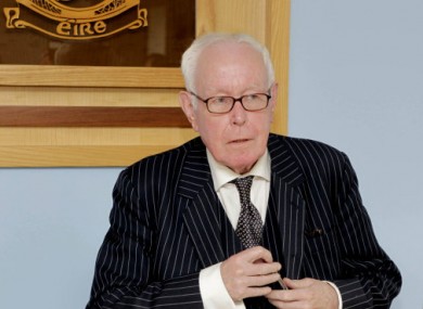 Justice Peter Smithwick in 2011