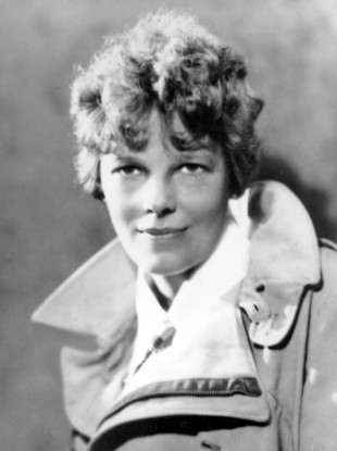 An undated photo of Amelia Earhart