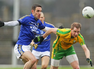 Kerry's Declan O'Sullivan will be in action against Donegal's Anthony Thompson.
