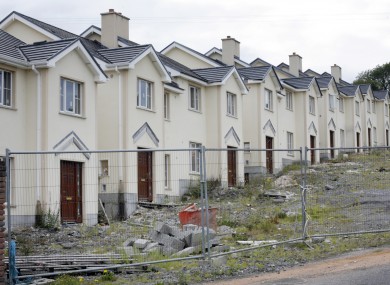 A ghost housing estate Cnoc an Iuir, Drumshanbo, Co. Leitrim