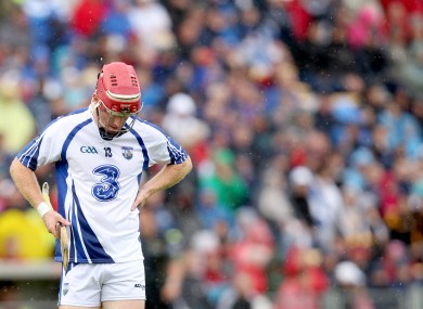 Waterford's John Mullane dejected after the game.