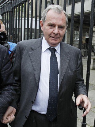 Bankrupt ex-billionaire Sean Quinn leaving the High Court in Dublin last month