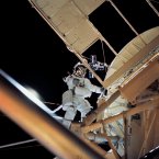 On a spacewalk, astronaut Owen K. Garriott, science pilot, retrieves an imagery experiment from the Apollo Telescope Mount attached to the Skylab in Earth orbit.
Pic: Nasa