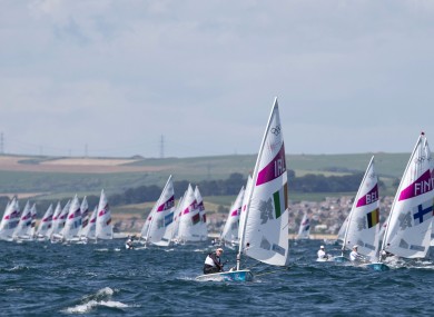 Annalaise Murphy returns to action after her rest day in the sailing yesterday.