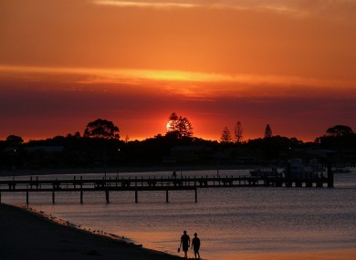 Sunset at Rockingham Beach, Perth, Western Australia