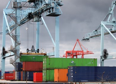 File photo of Dublin Port