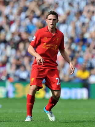 Liverpool midfielder Joe Allen.