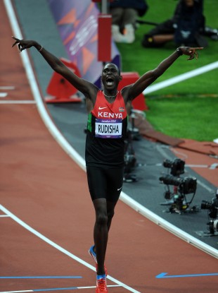 The fastest man ever over 800m.