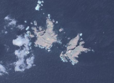 The Liancourt Rocks cover a mere 46 acres.
