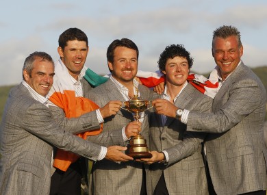Irish golfers, north and south, have played a significant role in Europe's Ryder Cup performances.