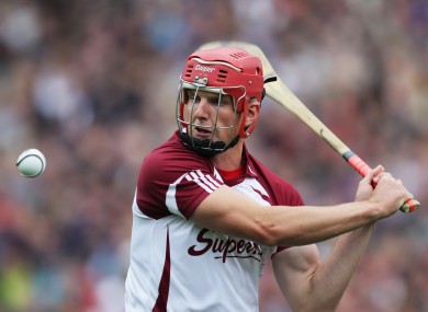 James Skehill in action during Galway's All-Ireland semi-final against Cork.