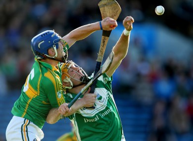 Clonoulty's John O'Keeffe and Seamus Callanan of Drom & Inch were in opposition last night.
