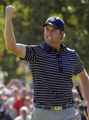 Webb Simpson destroyed Europe in the fourballs with immaculate putting.