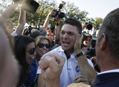 Martin Kaymer was the hero on 18.