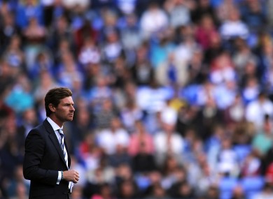 AVB on the sideline yesterday.