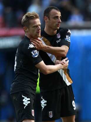 Duff and Berbatov helped Fulham see off Wigan today.