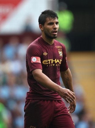 Manchester City's Sergio Aguero could still return this weekend against Stoke.