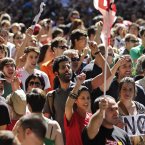 Columbus Square, Madrid, Spain. (AP Photo/Andres Kudacki)
